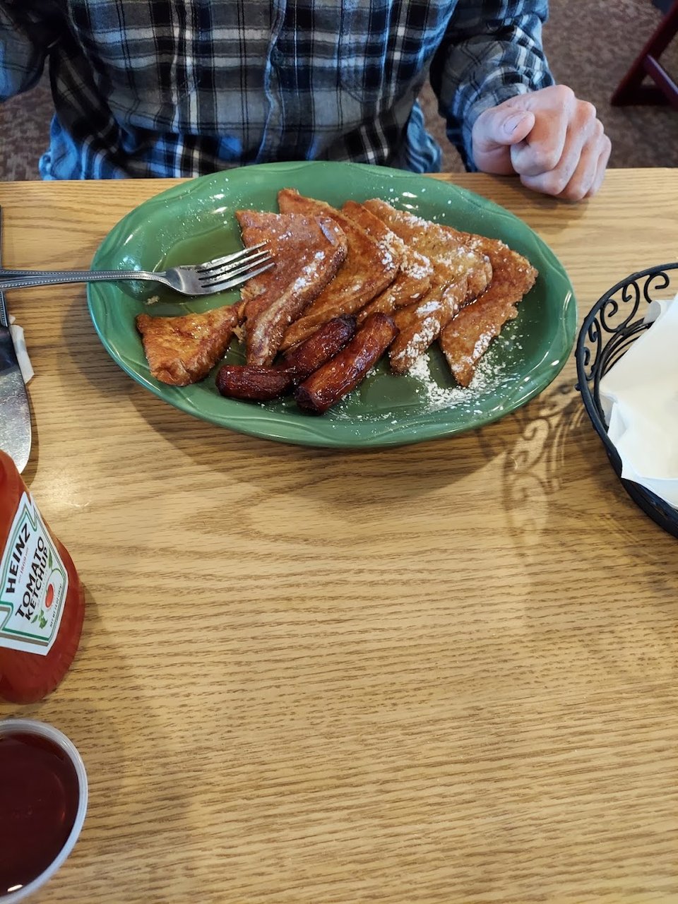 French Toast with Sausage Links