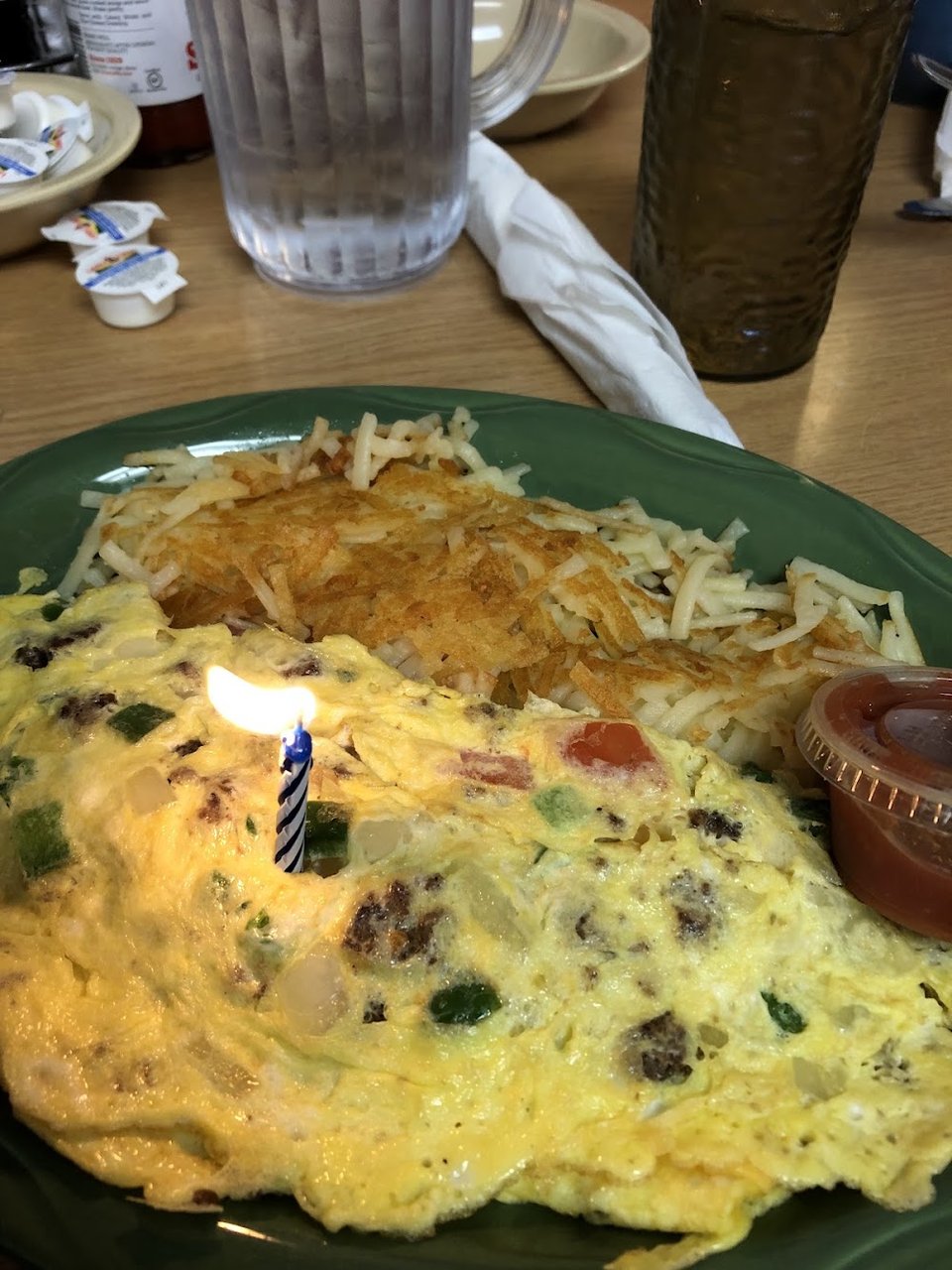 Western Omelette with Sausage